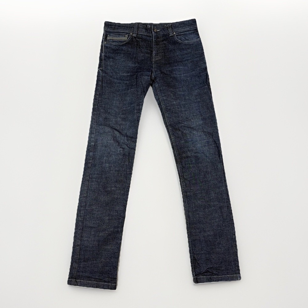 Prana Jeans Mens 31x34 Dark Blue Slim Fit Stretch Denim‎ Pants